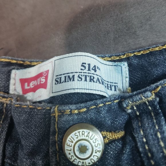 Levi's Jeans 514 Denim Slim Straight Fit Tough Durable 18m Size Brand New NWOT - Picture 7 of 8